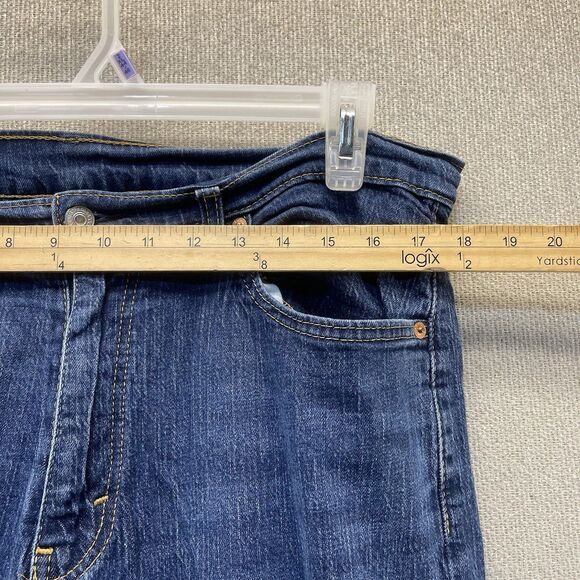 Levi's 505 Jeans Men's 36x34 Regular Fit Straight Leg - Picture 3 of 14